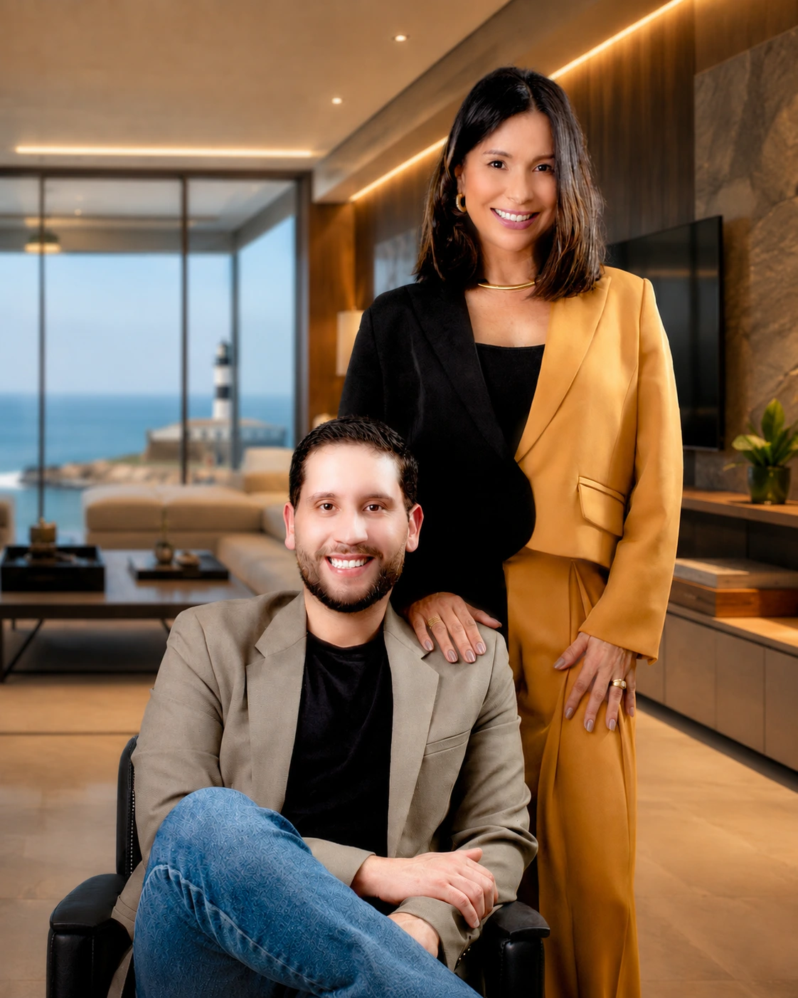 Adriana Oliveira e Henrique Oliveira, sócios fundadores da Império Imobiliária